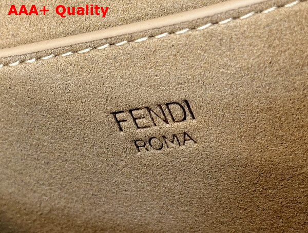 Fendi Cmon Medium White Leather Bag Replica