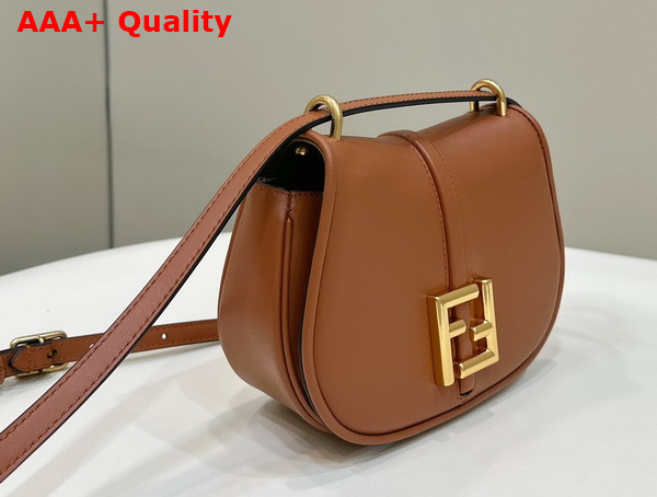 Fendi Cmon Small Brown Leather Bag Replica