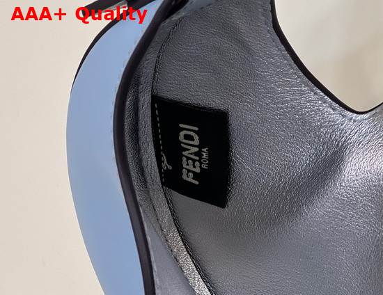 Fendi Cookie Light Blue Leather Mini Bag Replica