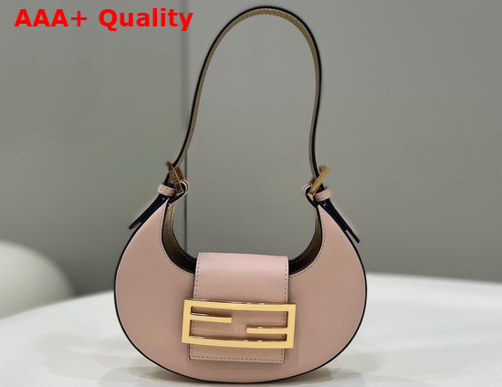 Fendi Cookie Pink Leather Mini Bag Replica