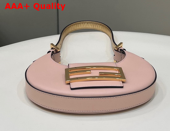 Fendi Cookie Pink Leather Mini Bag Replica