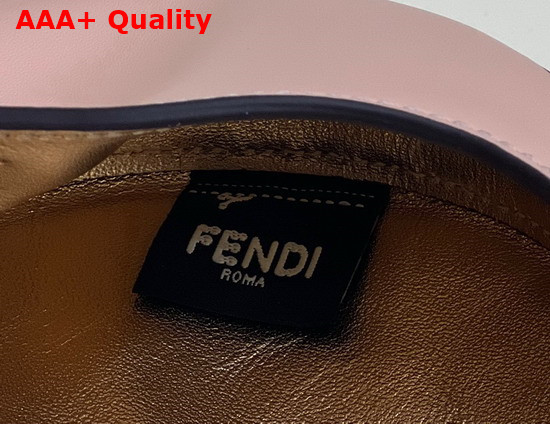 Fendi Cookie Pink Leather Mini Bag Replica