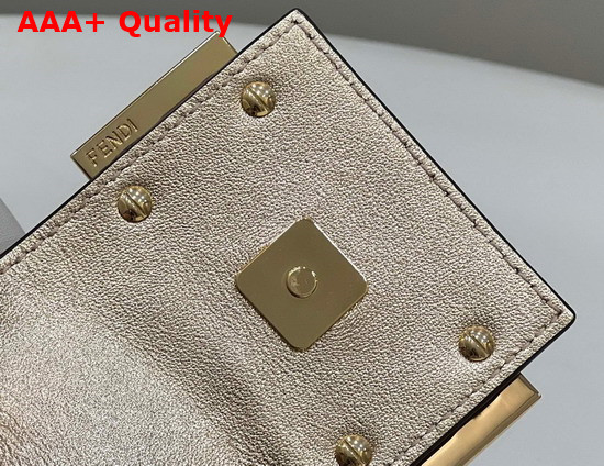 Fendi Cookie White Leather Mini Bag Replica