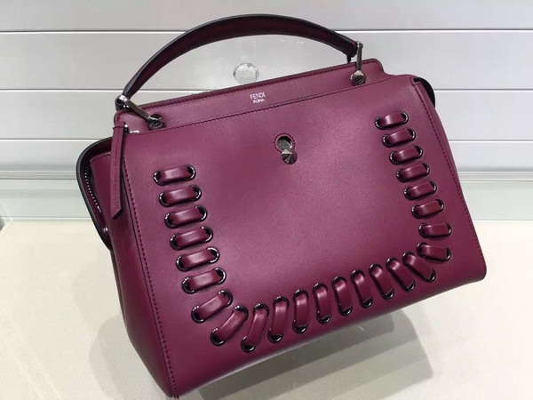 Fendi Dotcom Bordeaux Leather for Sale