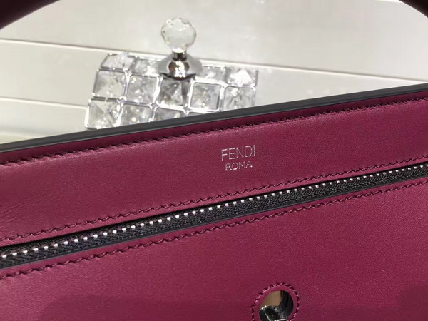 Fendi Dotcom Bordeaux Leather for Sale