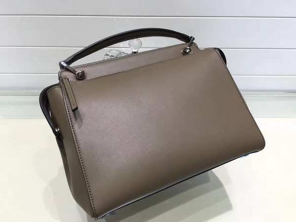 Fendi Dotcom Grey Leather Handbag for Sale