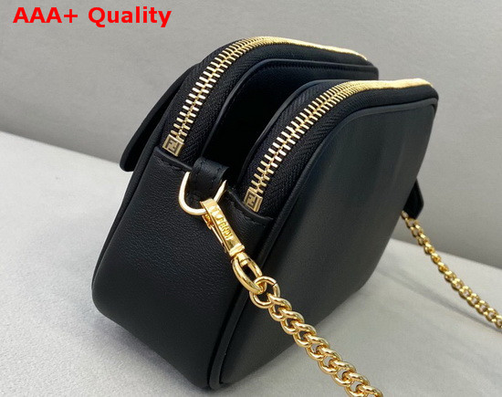 Fendi Easy 2 Baguette Bag in Black Leather Replica