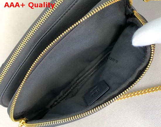 Fendi Easy 2 Baguette Bag in Black Leather Replica