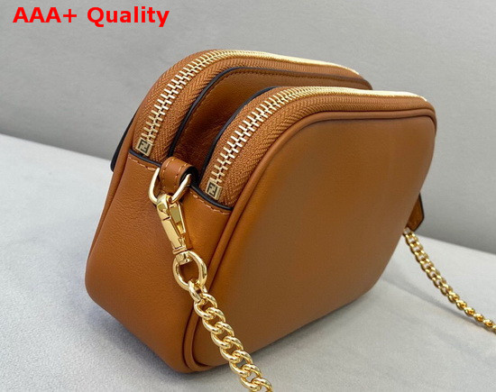 Fendi Easy 2 Baguette Bag in Brown Leather Replica