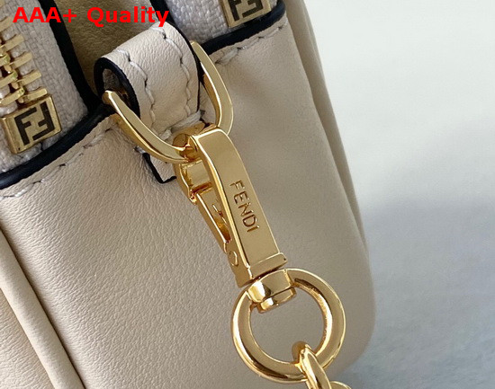 Fendi Easy 2 Baguette Bag in White Leather Replica