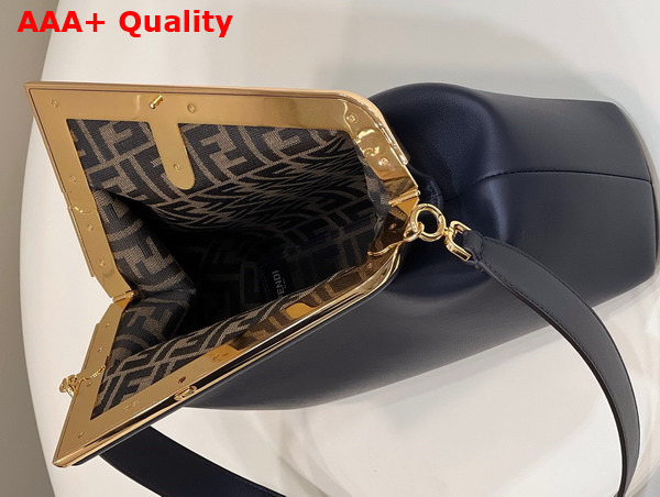 Fendi First Medium Bag in Black Leather Replica