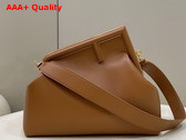 Fendi First Medium Bag in Brown Leather Replica