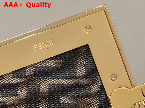 Fendi First Small Beige Raffia Macrame Bag Replica