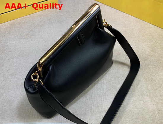 Fendi First Medium Black Leather Bag Replica