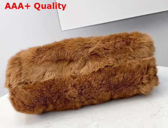 Fendi First Medium Brown Mink Fur Bag Replica