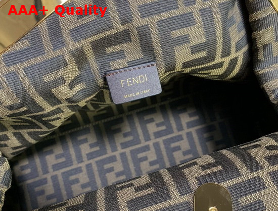 Fendi First Medium Dark Brown Leather Bag Replica