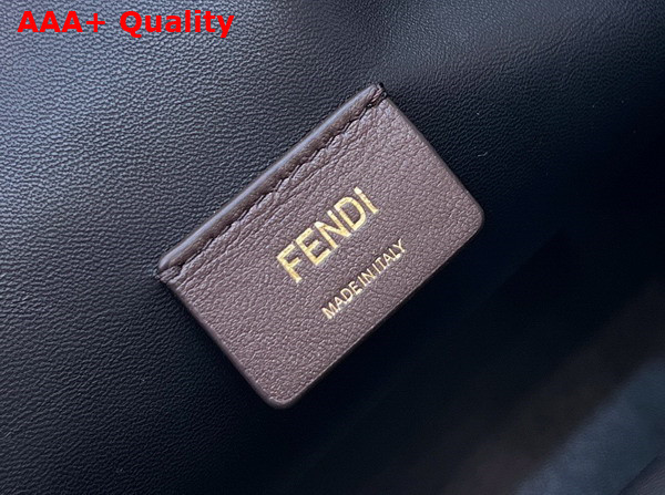 Fendi First Medium FF Jacquard Fabric Bag Replica