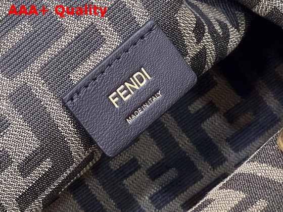 Fendi First Medium Light Blue Leather Bag Replica