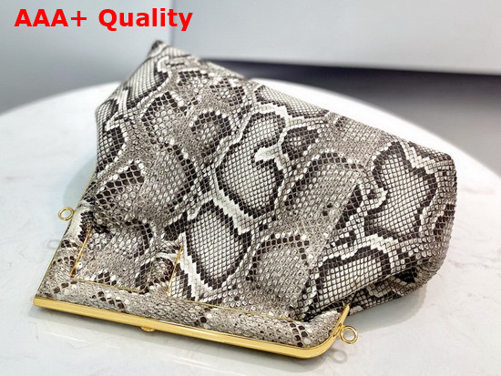 Fendi First Medium White Python Leather Bag Replica