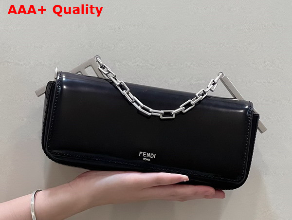 Fendi First Sight Black Leather Mini Bag Replica