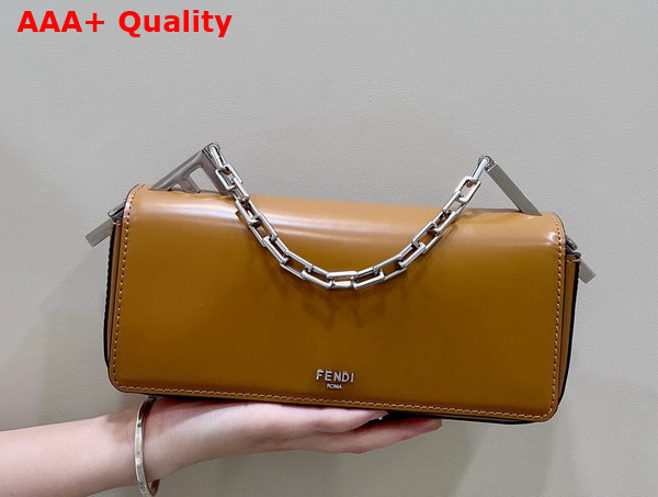 Fendi First Sight Brown Leather Mini Bag Replica