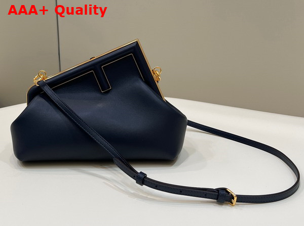 Fendi First Small Bag in Black Leather Replica