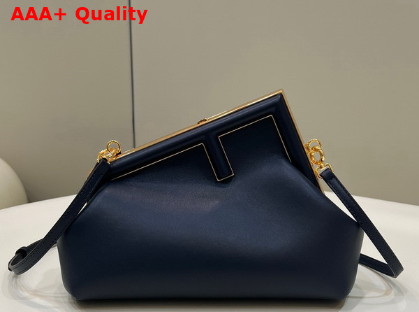 Fendi First Small Bag in Black Leather Replica