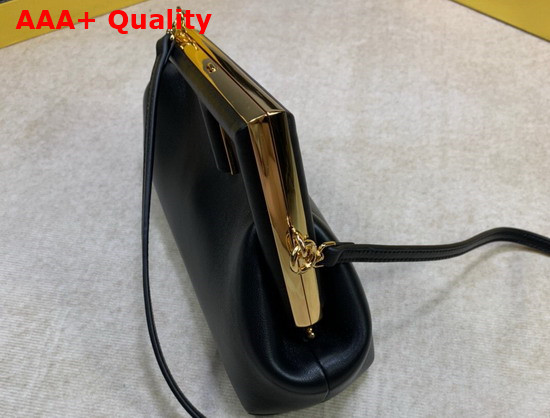 Fendi First Small Black Leather Bag Replica