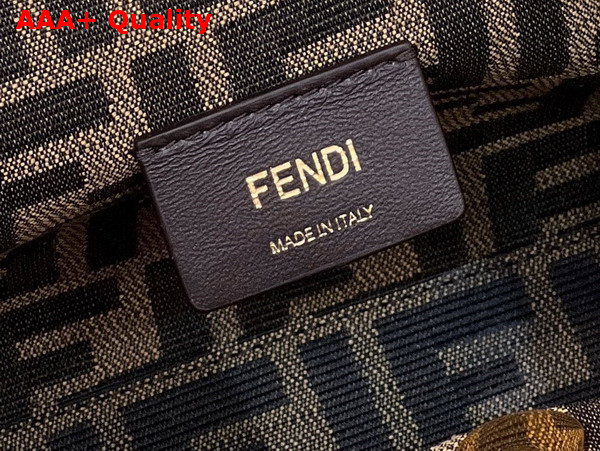 Fendi First Small Khaki Suede Bag Replica