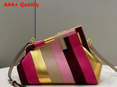 Fendi First Small Leather Bag with Multicolor Inlay Replica