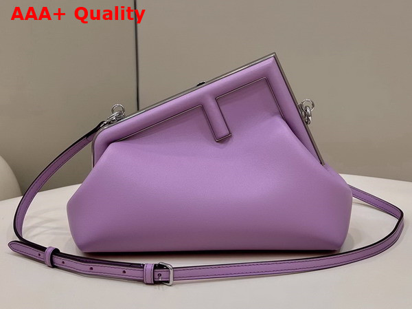 Fendi First Small Lilac Leather Bag Replica