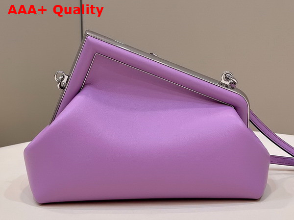 Fendi First Small Lilac Leather Bag Replica