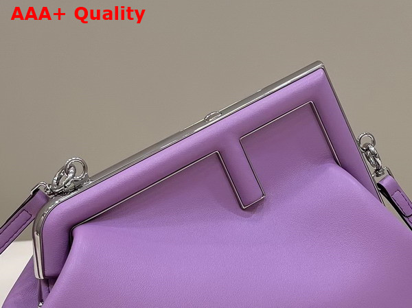 Fendi First Small Lilac Leather Bag Replica