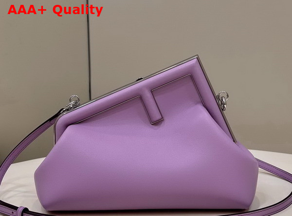 Fendi First Small Lilac Leather Bag Replica