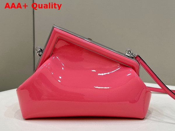 Fendi First Small Pink Patent Leather Bag Replica