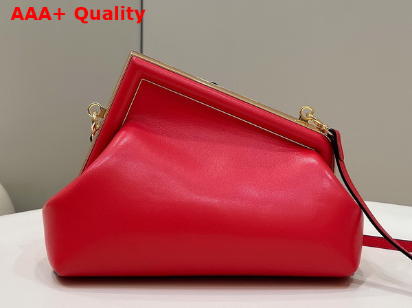 Fendi First Small Red Leather Bag Replica