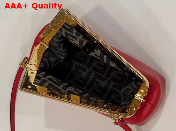 Fendi First Small Red Leather Bag Replica