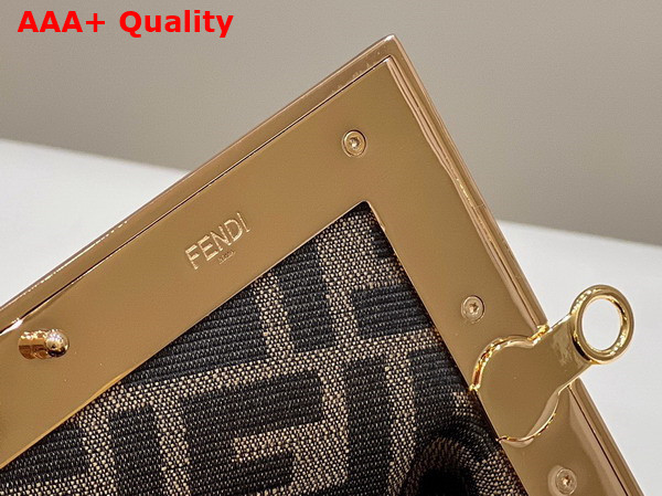 Fendi First Small Yellow Leather Bag Replica