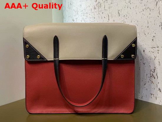 Fendi Flip Large Tote Bag in Red Calf Leather Replica