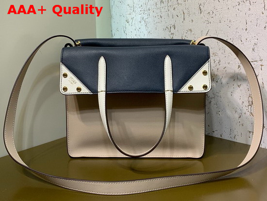 Fendi Flip Regular Beige Leather Bag Replica