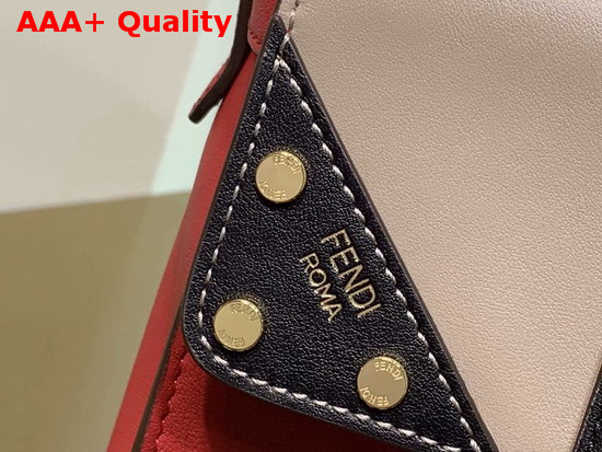 Fendi Flip Regular Tote Bag in Red Calf Leather Replica