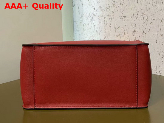 Fendi Flip Regular Tote Bag in Red Calf Leather Replica