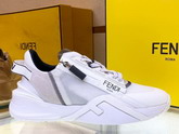 Fendi Flow White Nylon Low Tops Replica