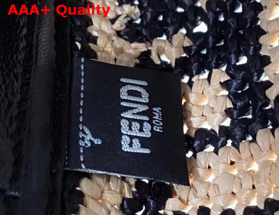 Fendi Guitar Bag Black Raffia Mini Bag Replica