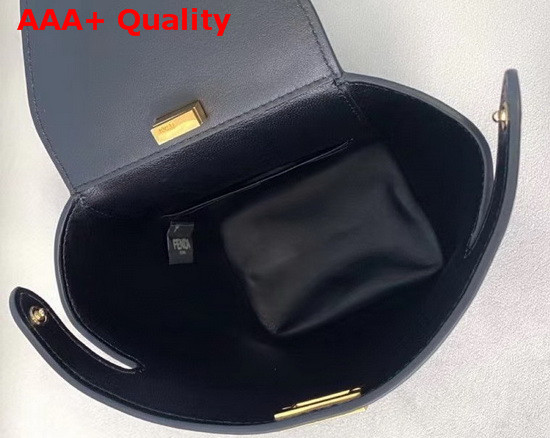 Fendi Guitar Bag in Black Leather Replica