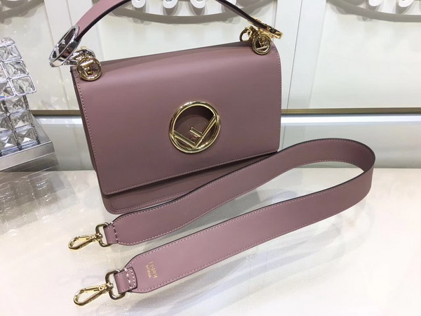 Fendi Kan I F Pink Leather Bag For Sale