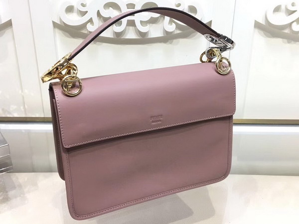 Fendi Kan I F Pink Leather Bag For Sale