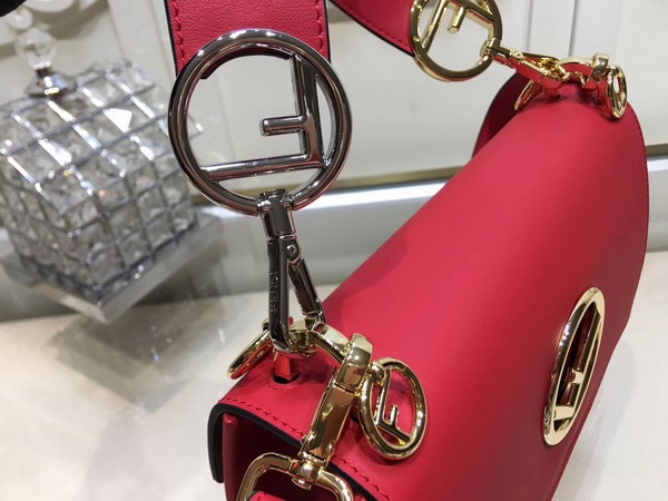 Fendi Kan I F Red Leather Bag For Sale