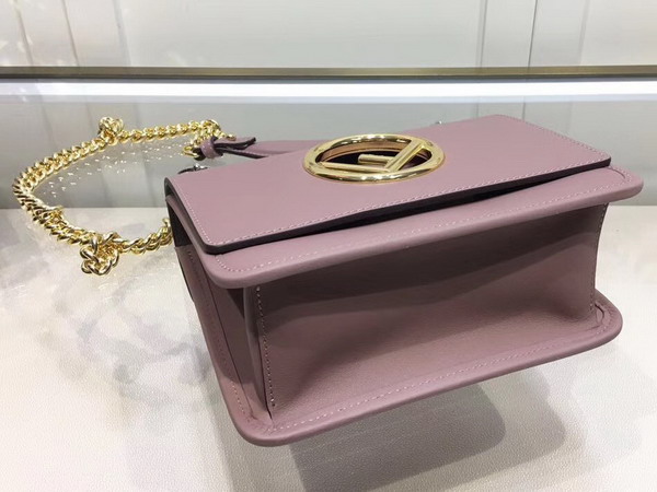 Fendi Kan I F Small in Pink Leather For Sale