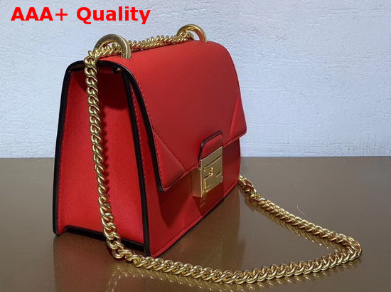 Fendi Kan U Small Bag in Red Calfskin Replica